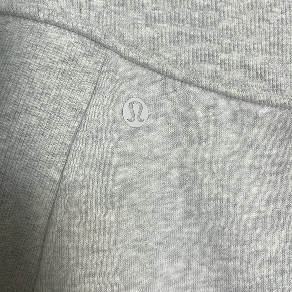 NWT Lululemon Scuba High-Rise Mini Skirt Size XL Heathered Core Ultra Light Grey - Picture 5 of 10